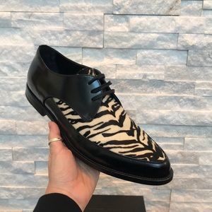 Saint Laurent Charles Derby Shoe
